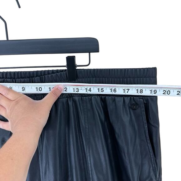 Calia faux leather athletic jogger pants pure black high rise women’s sz XXL - Picture 12 of 13